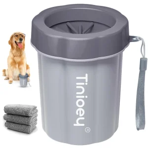 Tinioey Dog Paw Cleaner for Medium Dogs, Dog Paw Washer Muddy Paw Cleaner, Pet