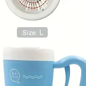 Pet paw cleaner cup soft silicone brush skin friendly material safe for animals