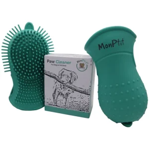 MonPtit Paw Cleaner, Portable Dog Feet Washer, 2 In 1 Dog Foot Cleaner Brush Cup